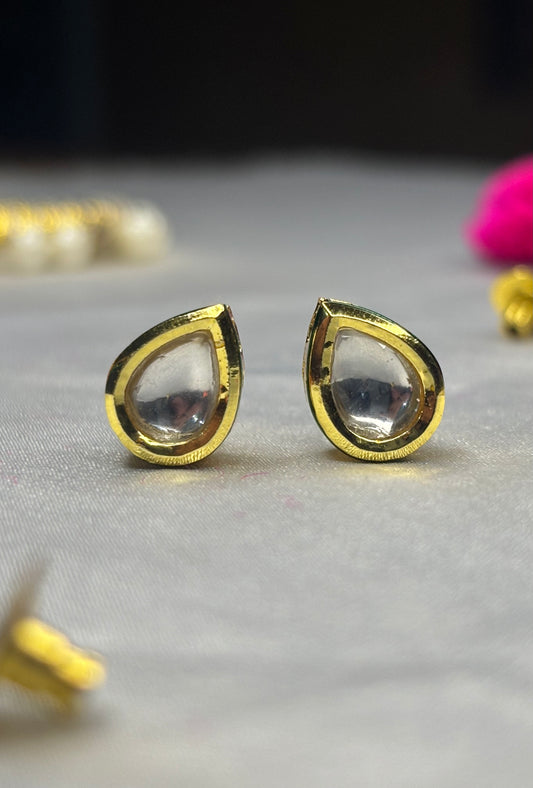 Big Drop Kundan Earrings